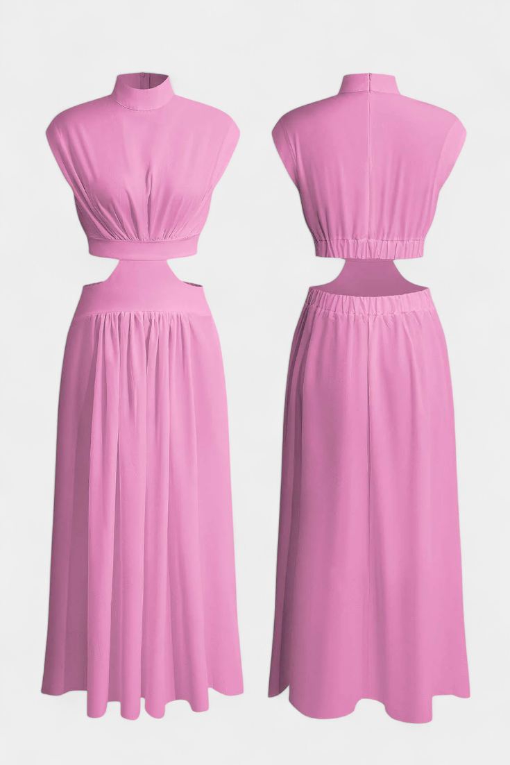 Jocelyn Conjunto de Vestido con Abertura Lateral