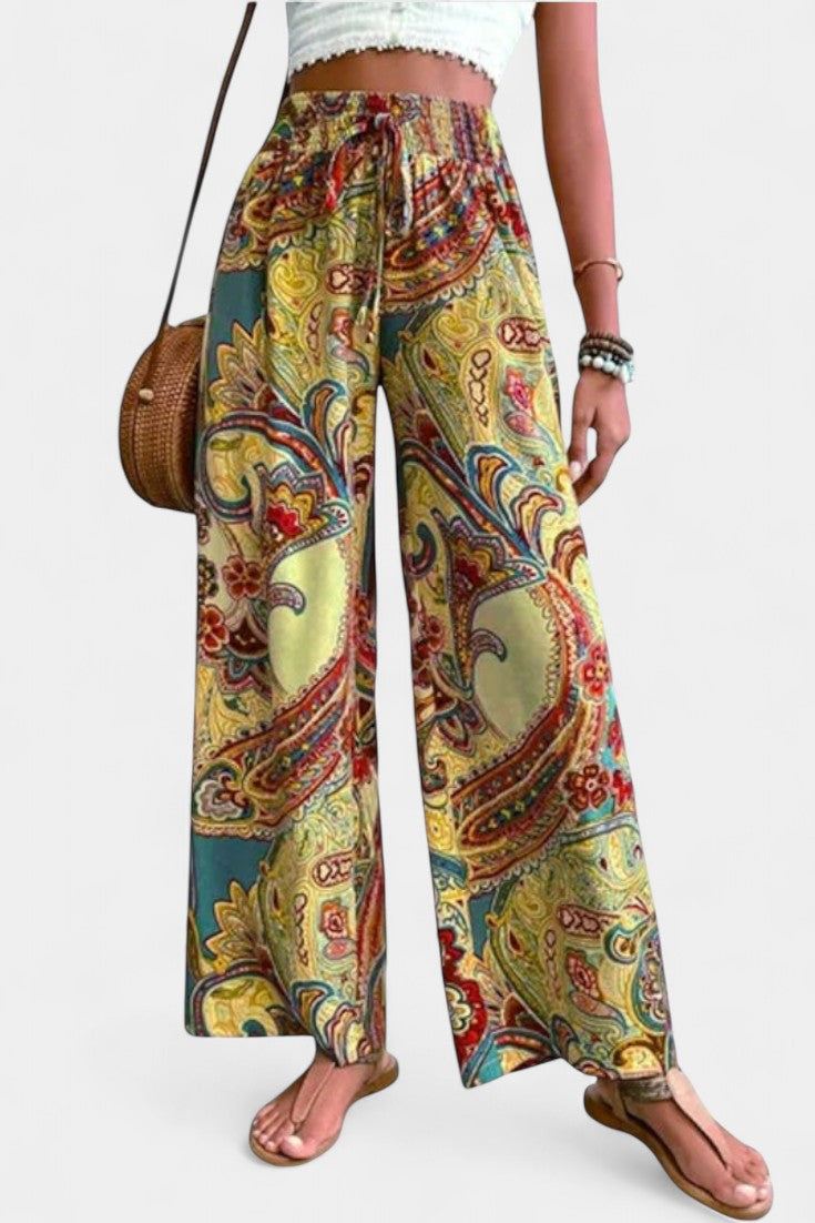 Vitoria - Pantalones de Verano de Pierna Ancha