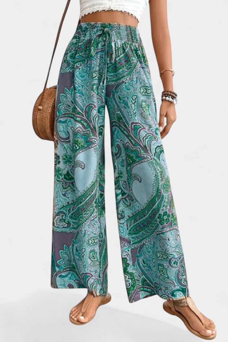 Vitoria - Pantalones de Verano de Pierna Ancha