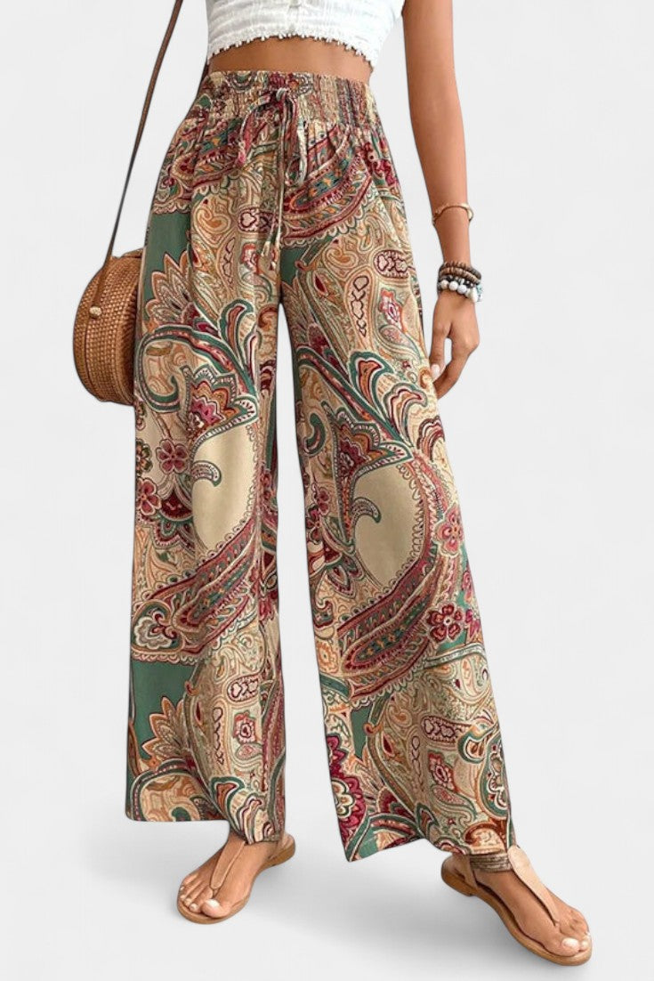Vitoria - Pantalones de Verano de Pierna Ancha