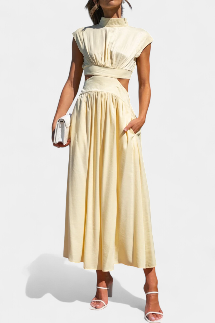 Jocelyn Conjunto de Vestido con Abertura Lateral