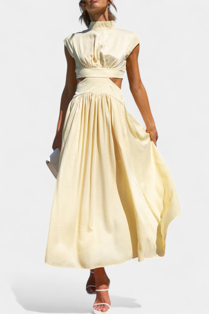 Jocelyn Conjunto de Vestido con Abertura Lateral
