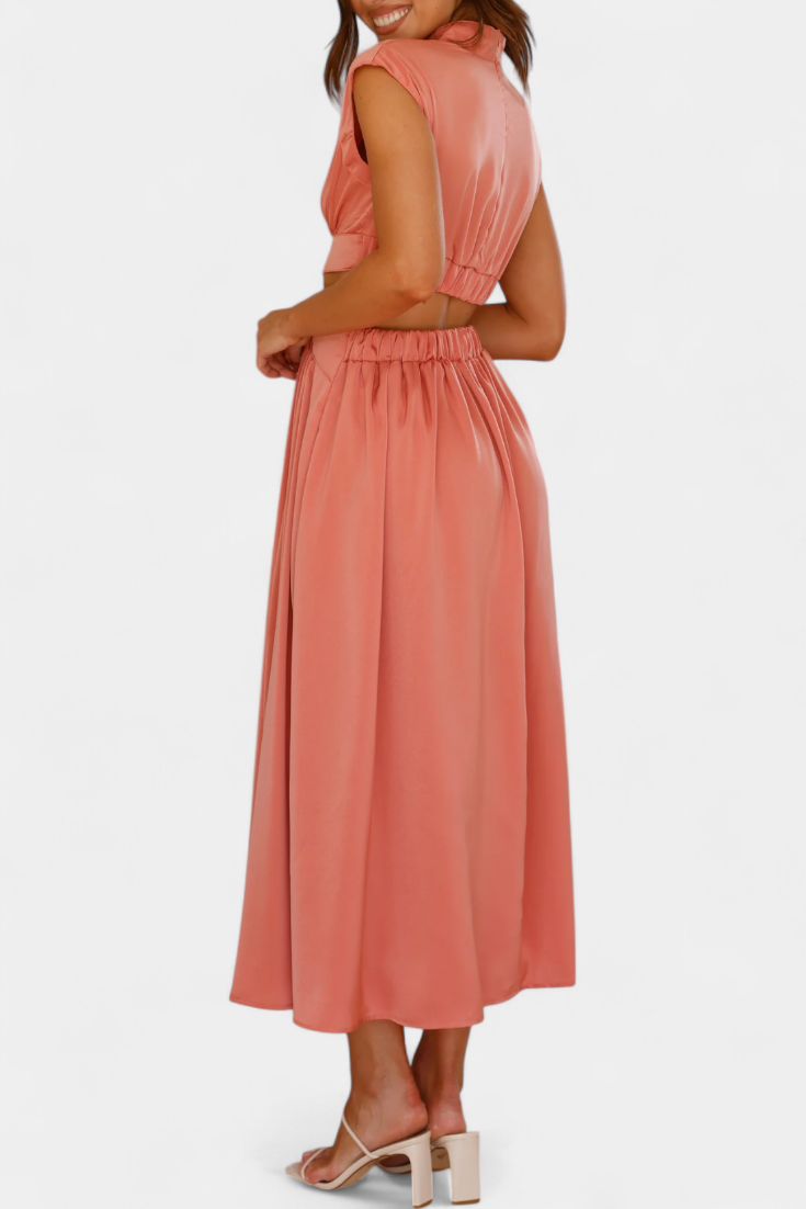 Jocelyn Conjunto de Vestido con Abertura Lateral