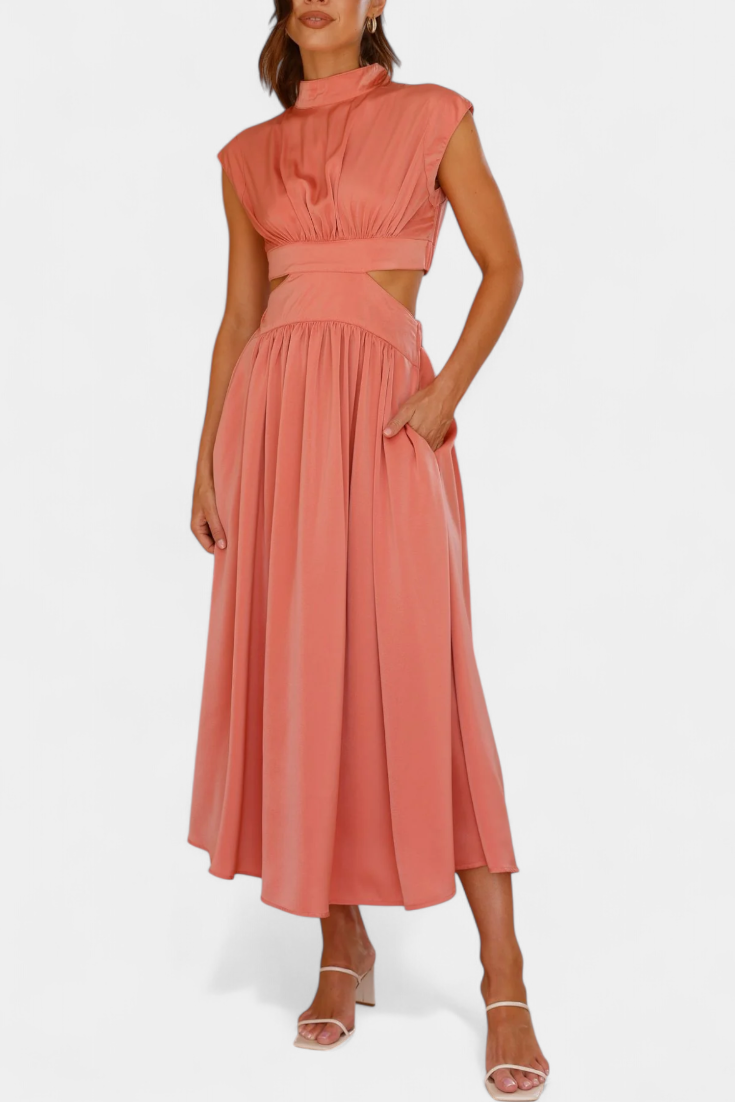 Jocelyn Conjunto de Vestido con Abertura Lateral