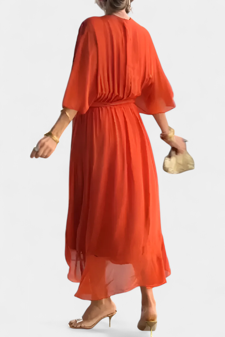 Luisa - Vestido Flowy con Escote en V