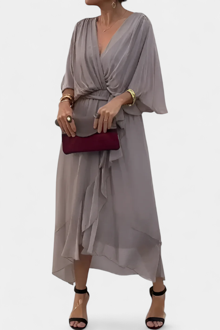 Luisa - Vestido Flowy con Escote en V
