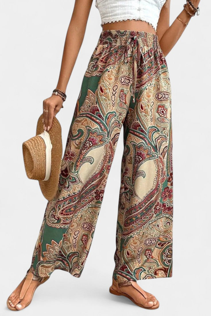 Vitoria - Pantalones de Verano de Pierna Ancha