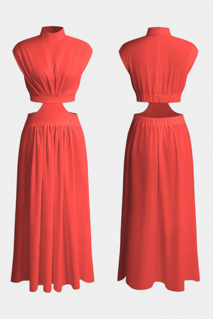 Jocelyn Conjunto de Vestido con Abertura Lateral
