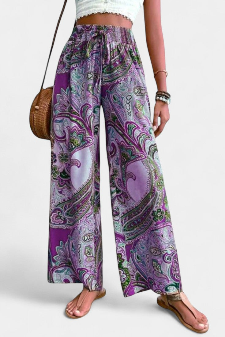 Vitoria - Pantalones de Verano de Pierna Ancha