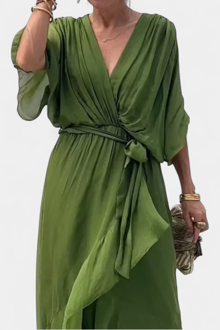 Luisa - Vestido Flowy con Escote en V