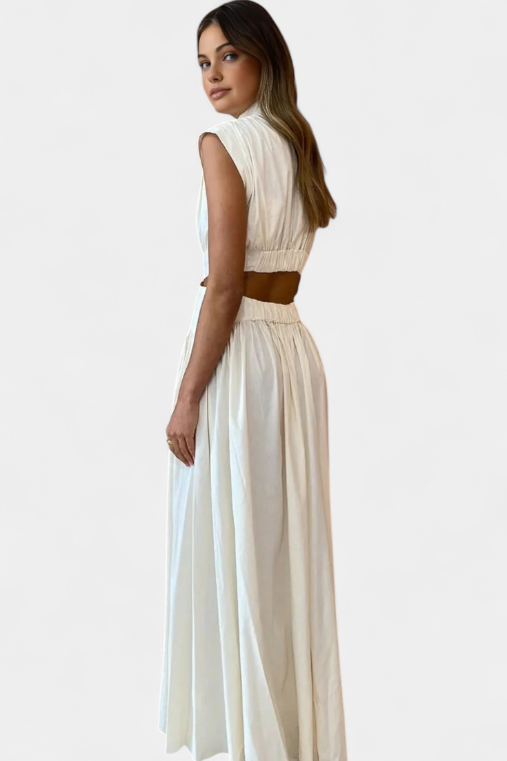 Jocelyn Conjunto de Vestido con Abertura Lateral