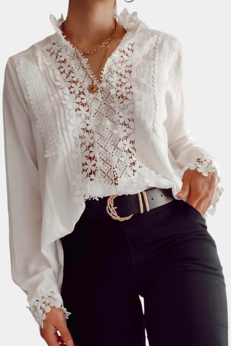 Elvira - Blusa de Encaje
