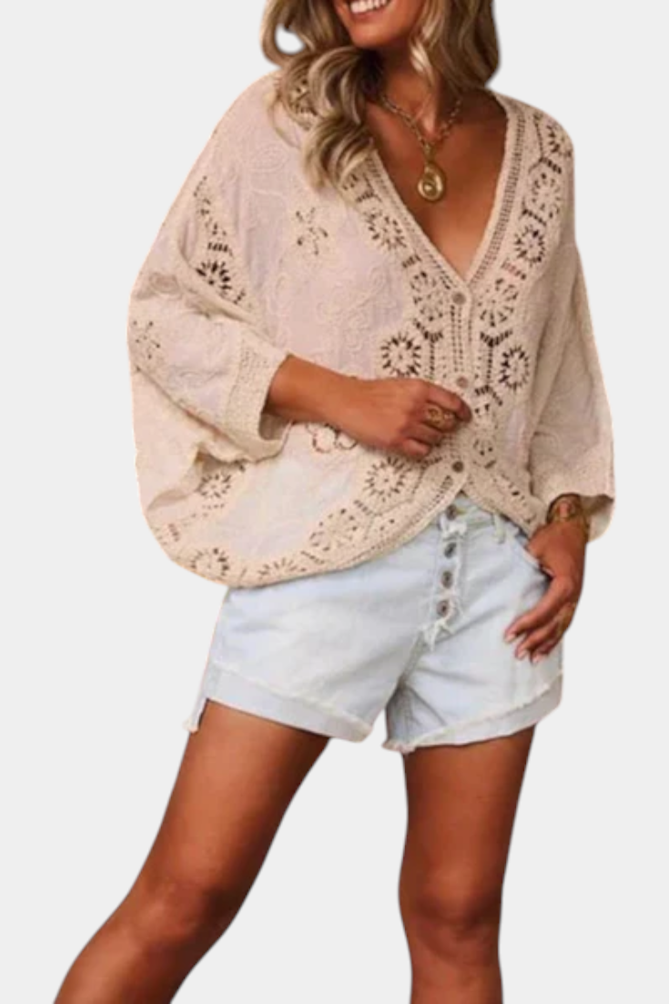 Adele - Blusa de Crochet