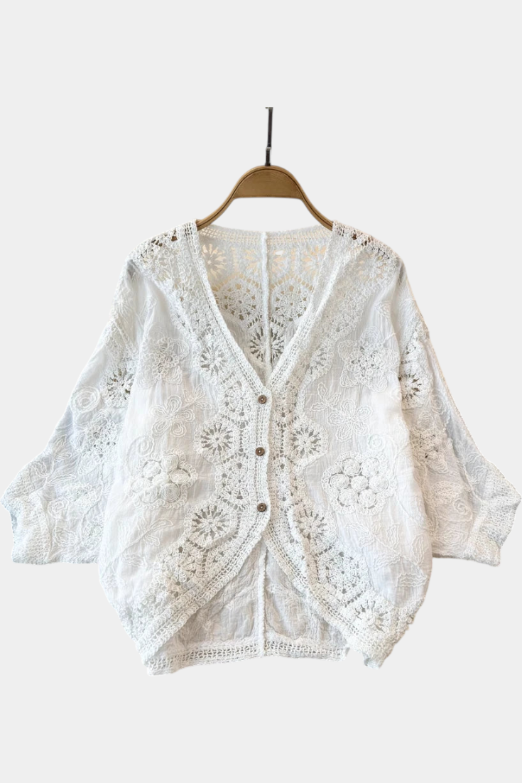 Adele - Blusa de Crochet