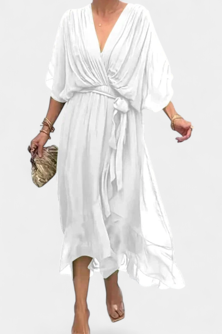 Luisa - Vestido Flowy con Escote en V