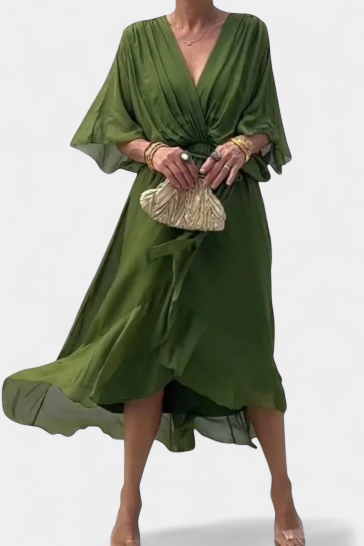 Luisa - Vestido Flowy con Escote en V