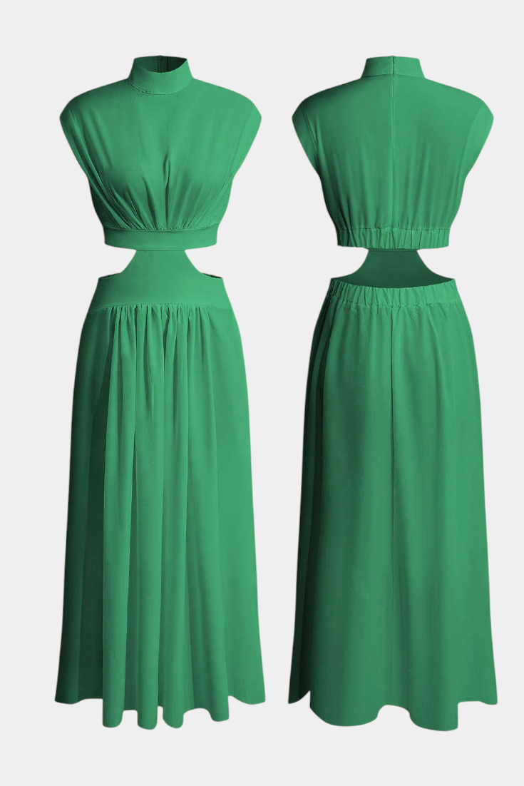 Jocelyn Conjunto de Vestido con Abertura Lateral